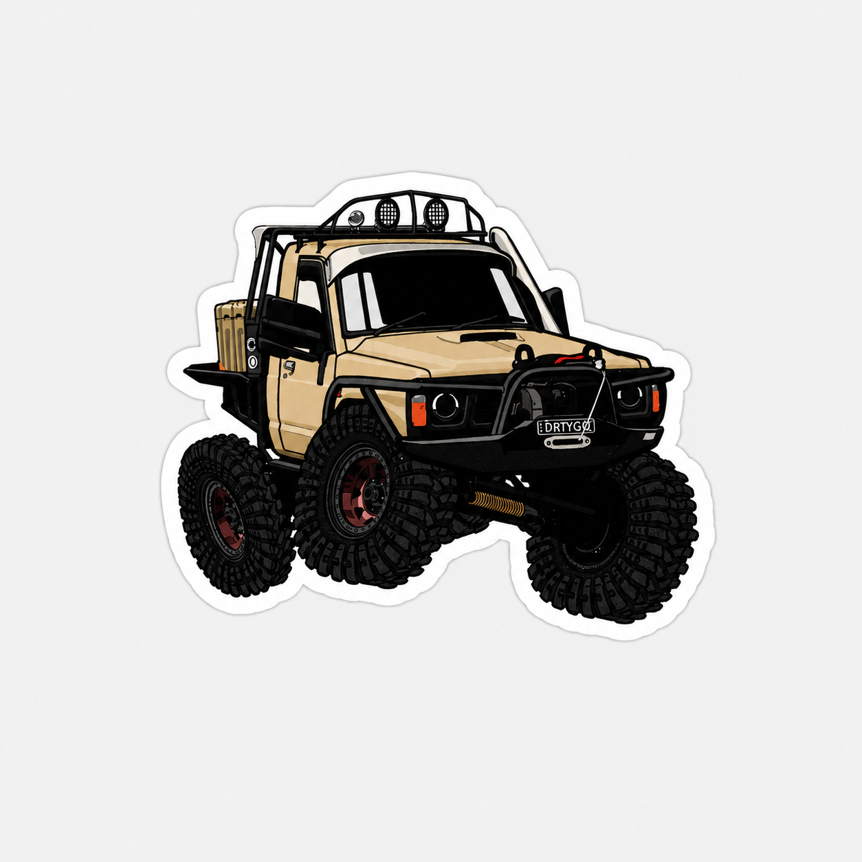 DRTYGQ Sticker